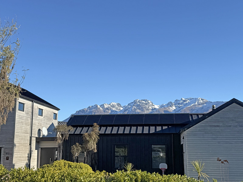 8kw solar power system in queenstown nz - east facing roof